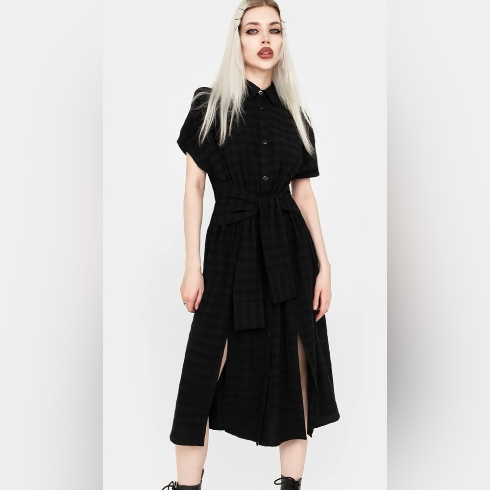 Disturbia Black Midi Dress Women’s Size 2